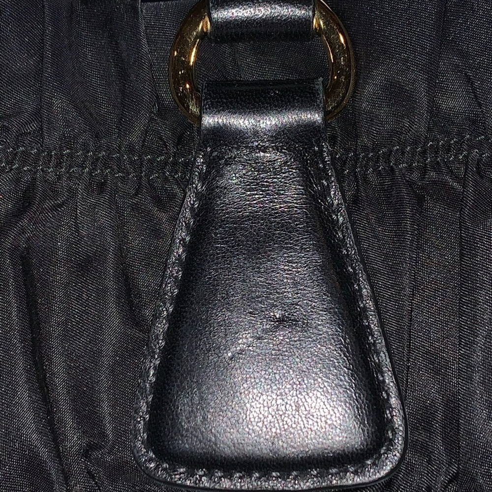 Prada Black Gaufre Tessuto Nylon & Leather Tote